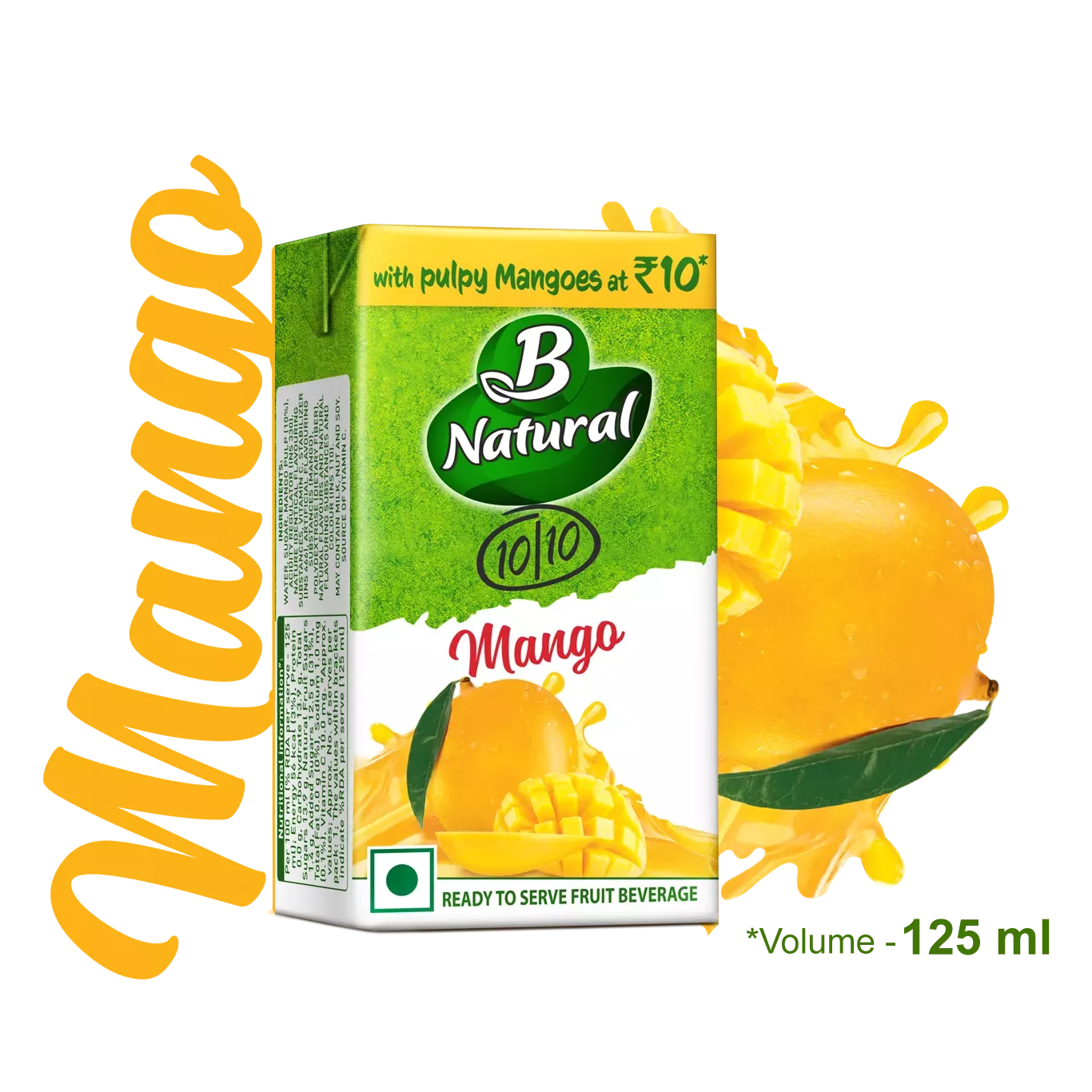 Mango Juice - B Natural 10 - 10